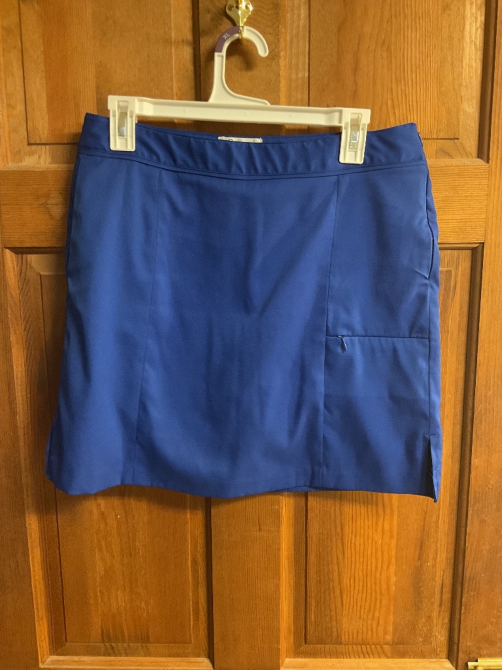Greg Norman Skirt Womens 8 Blue Perfect Fit Skort Golf Activewear Adjustable